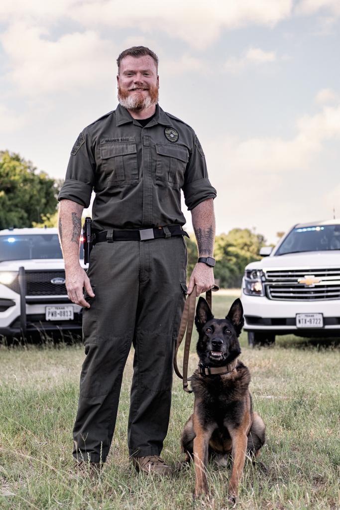 K9 Jax is a Belgian Malinois and has been with the department since 2016 and works alongside his partner Officer Wagner who has been with the department since 2008.